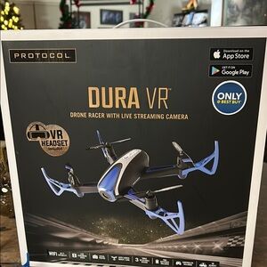 Protocol Dura VR Drone with Live Streaming Camera - Black and Blue